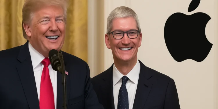 Trump a Tim Cook