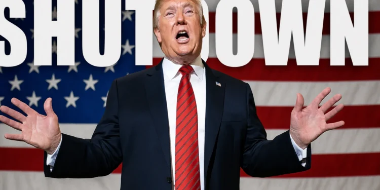 Trump shutdown vláda USA