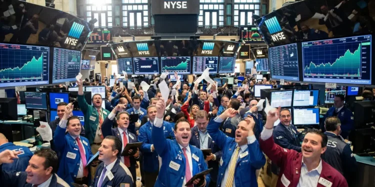 NYSE Wall Street akcie