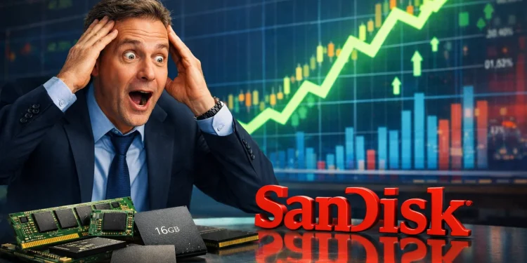 akcie sandisk