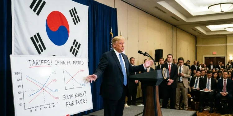Donald Trump Južná Kórea