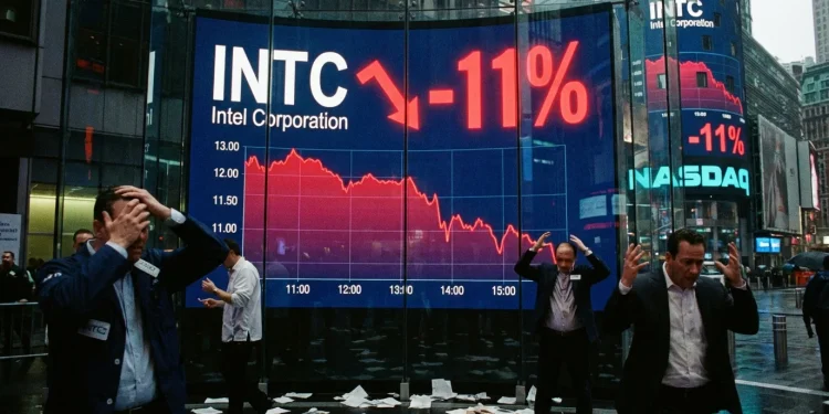 Intel akcie prepad