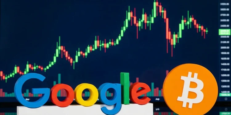Alphabet Bitcoin Graf