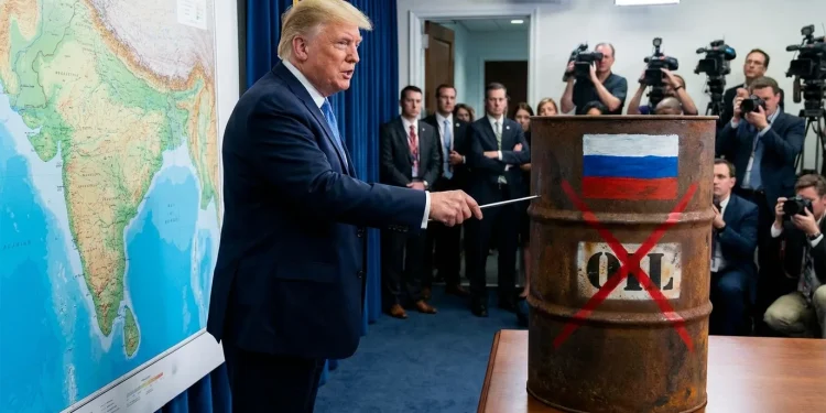 Trump India Rusko ropa