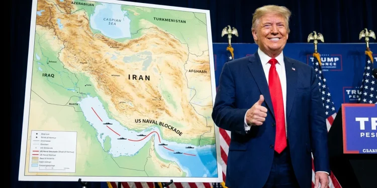 Donald Trump Hormuz Blokada