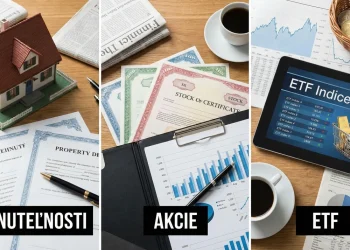 nehnuteľnosti, akcie, ETF