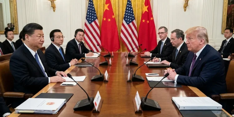 Donald Trump Xi Tin Ping