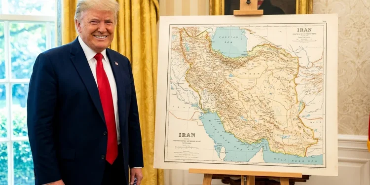 Donald Trump Iran Mapa