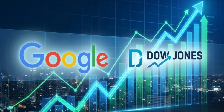 Google Dow Jones