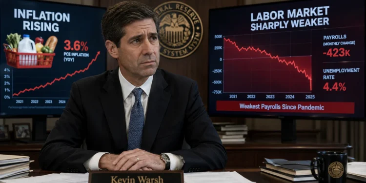 Kevin Warsh fed trh práce