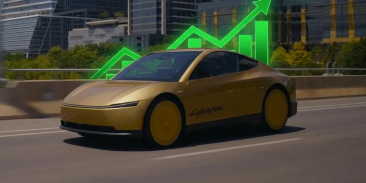Tesla Cybercab Rast