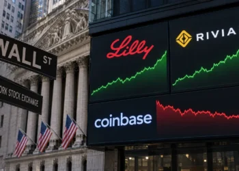 Eli Lilly Rivian Coinbase