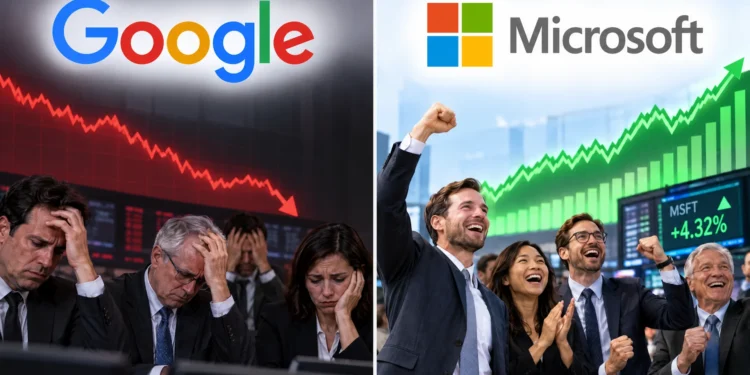 Google Prapad Microsoft Rast