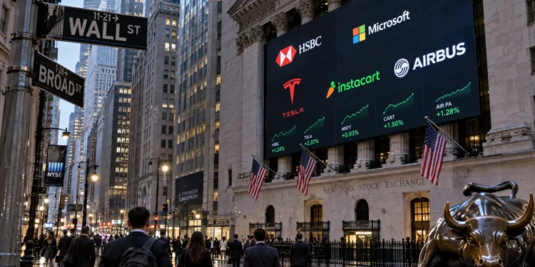 Hsbc Microsoft Tesla Instacart Airbus