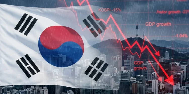 Juzna Korea Pokles
