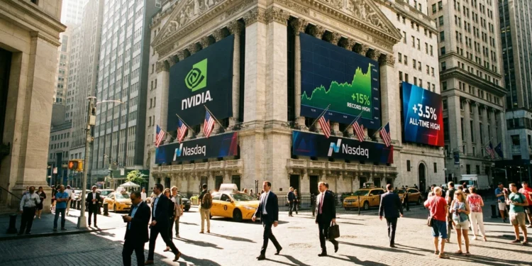 Nasdaq Nvidia Wall Street